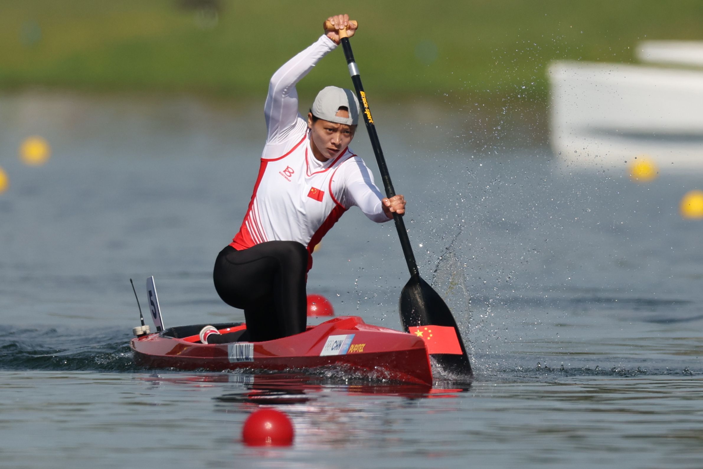 🚣女子200米单人划艇1/4决赛：林文君小组第二顺利晋级半决赛！